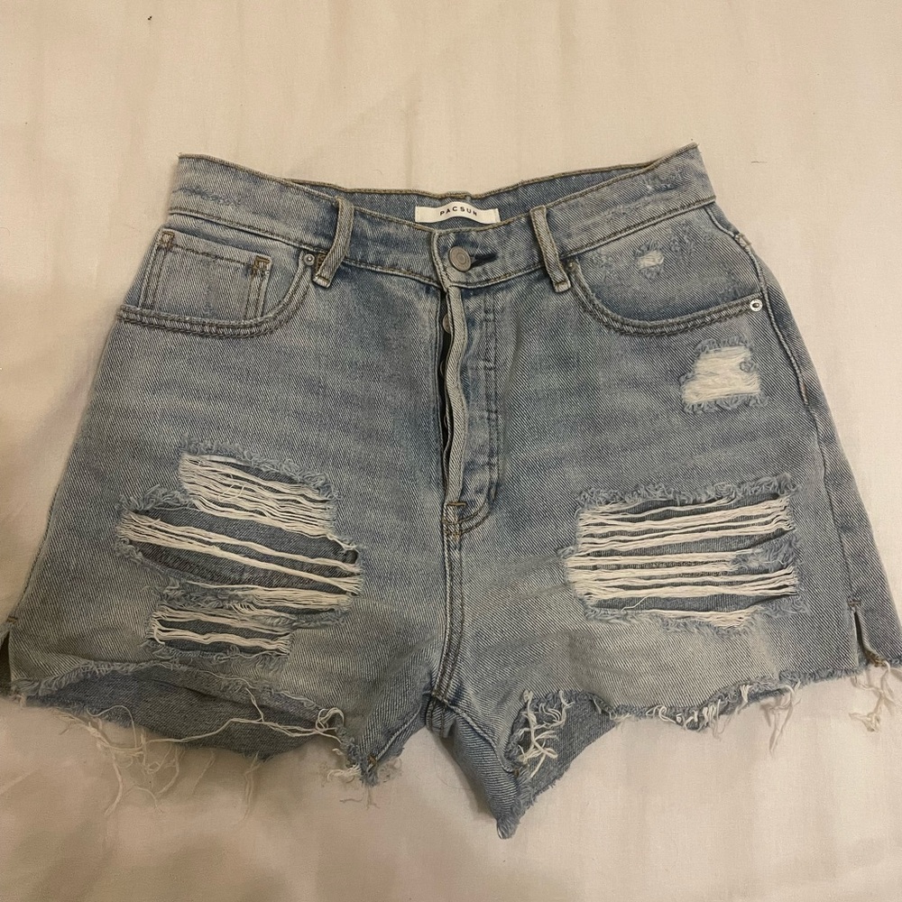 Pacsun mid-length jean shorts